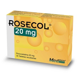Rosecol 20 mg x 30 tabs