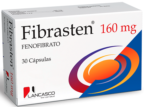 Fibrasten 160 mg x 30 capsulas