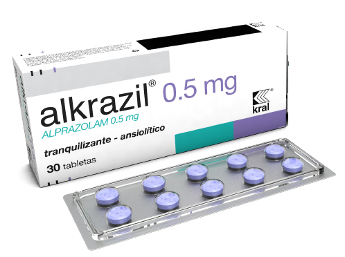 Alkrazil 0.5mg x30 tabletas (requiere receta)