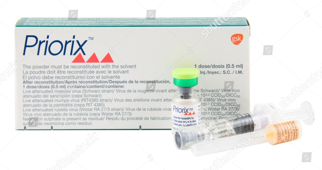 Priorix SPR Vacuna x 0.5 ml