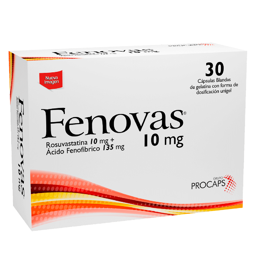 Fenovas 10/135 mg x 30 caps Gel