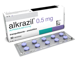 Alkrazil 0.5mg x30 tabletas (requiere receta)