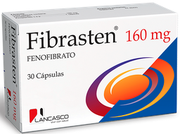 Fibrasten 160 mg x 30 capsulas