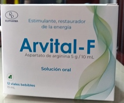 Arvital-F 5g / 10 ml x 12 viales bebibles