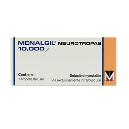 Menalgil 10,000 UI Solución Inyectable